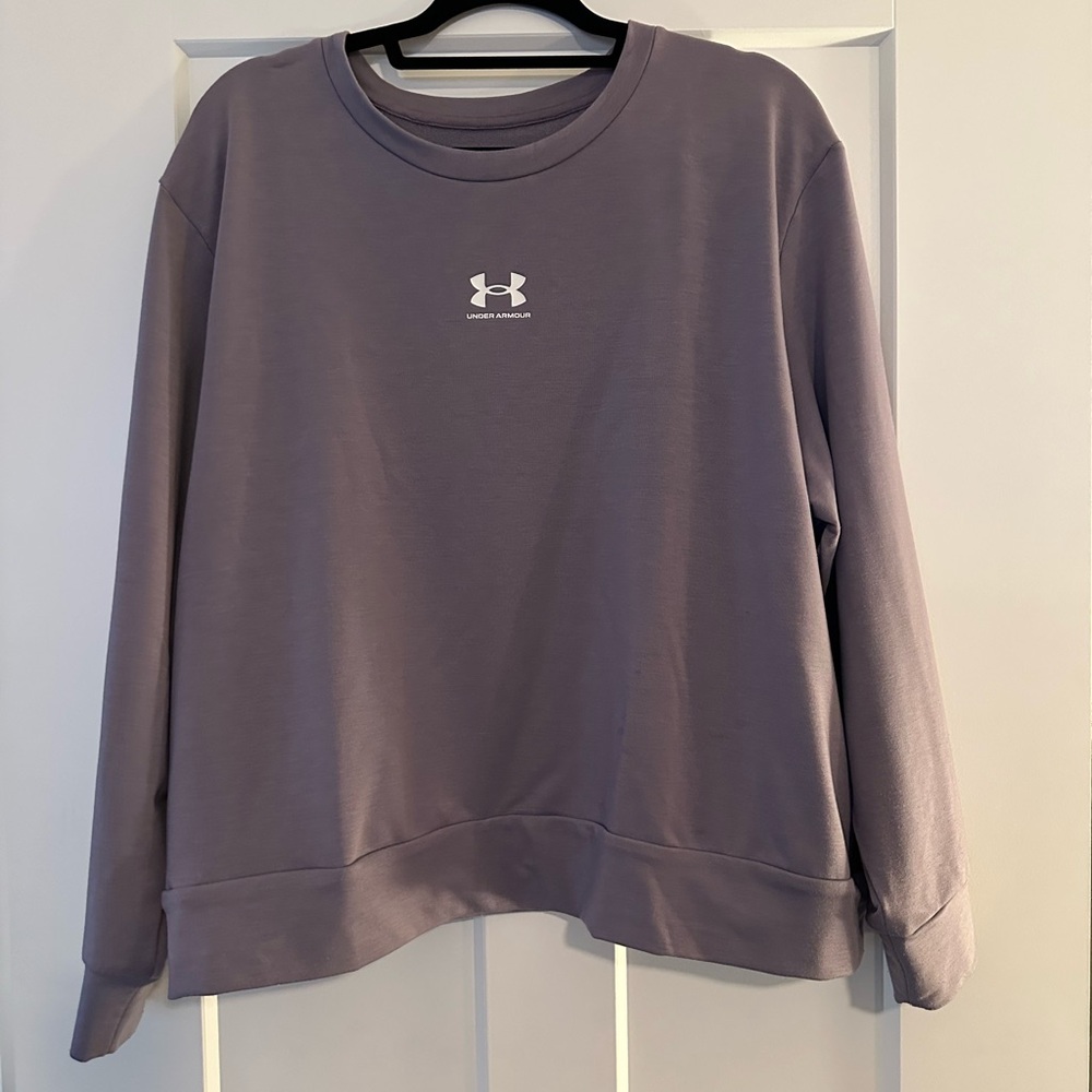 Under Armour Purple Boxy Sweatshirt